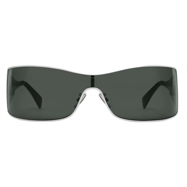 Céline - Triomphe Metal Racer Sunglasses in Metal - Silver