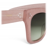 Céline - Cat Eye S004 Sunglasses in Acetate - Pink Glitter - Sunglasses - Céline Eyewear
