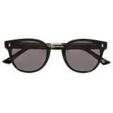 Cutler & Gross - 1336 Kingsman Round Sunglasses - Black - Luxury - Cutler & Gross Eyewear