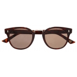 Cutler & Gross - 1336 Kingsman Round Sunglasses - Dark Turtle - Luxury - Cutler & Gross Eyewear