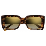 Cutler & Gross - 1369 Rectangle Sunglasses - Sticky Toffee - Luxury - Cutler & Gross Eyewear