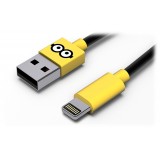 Tribe - Jail Time - Minions - Lightning USB Cable - Data Transmission and Charging for Apple, iPhone - MFi Certified - 120 cm