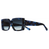 Cutler & Gross - 1369 Rectangle Sunglasses - Space Oddity Blue - Luxury - Cutler & Gross Eyewear