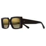 Cutler & Gross - 1369 Rectangle Sunglasses - Aztec on Black - Luxury - Cutler & Gross Eyewear