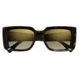 Cutler & Gross - 1369 Rectangle Sunglasses - Aztec on Black - Luxury - Cutler & Gross Eyewear