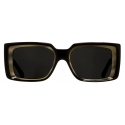 Cutler & Gross - 1369 Rectangle Sunglasses - Black and Horn - Luxury - Cutler & Gross Eyewear