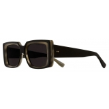 Cutler & Gross - 1369 Rectangle Sunglasses - Black and Horn - Luxury - Cutler & Gross Eyewear
