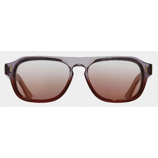 Cutler & Gross - 1319 Aviator Sunglasses - Reverse Grad Sherry - Luxury - Cutler & Gross Eyewear
