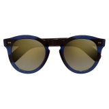 Cutler & Gross - 0734V2 Round Sunglasses - Classic Navy Blue - Luxury - Cutler & Gross Eyewear