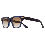 Cutler & Gross - 1355 D-Frame Sunglasses - Midnight Rambler Blue - Luxury - Cutler & Gross Eyewear
