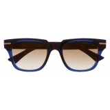 Cutler & Gross - 1355 D-Frame Sunglasses - Midnight Rambler Blue - Luxury - Cutler & Gross Eyewear