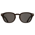 Cutler & Gross - 1356 Round Sunglasses - Black Taxi - Luxury - Cutler & Gross Eyewear