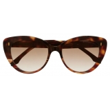 Cutler & Gross - 1350 Cat Eye Sunglasses - Sticky Toffee - Luxury - Cutler & Gross Eyewear