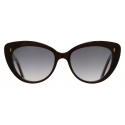 Cutler & Gross - 1350 Cat Eye Sunglasses - Black Taxi - Luxury - Cutler & Gross Eyewear