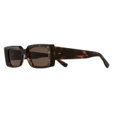 Cutler & Gross - 1368 Rectangle Sunglasses - Sticky Toffee - Luxury - Cutler & Gross Eyewear