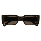 Cutler & Gross - 1368 Rectangle Sunglasses - Sticky Toffee - Luxury - Cutler & Gross Eyewear