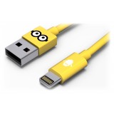 Tribe - Tom - Minions - Lightning USB Cable - Data Transmission and Charging for Apple, iPhone - MFi Certified - 120 cm