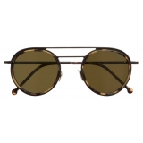 Cutler & Gross - 1270 Round Sunglasses - Camo - Luxury - Cutler & Gross Eyewear