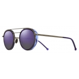 Cutler & Gross - 1270 Round Sunglasses - Ultraviolet - Luxury - Cutler & Gross Eyewear