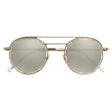 Cutler & Gross - 1270 Round Sunglasses - Angel Pearl - Luxury - Cutler & Gross Eyewear