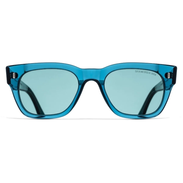 Cutler & Gross - 0772V2 Square Sunglasses - Deep Teal - Luxury - Cutler & Gross Eyewear