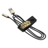 Tribe - BB-8 Gold - Star Wars - Cavo Micro USB - Trasmissione Dati e Ricarica per Android, Samsung, HTC, Nokia, Sony - 120 cm