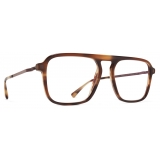 Mykita - Sonu - Lite - Striped Brown Mocca - Acetate Glasses - Optical Glasses - Mykita Eyewear