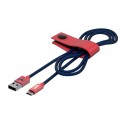 Tribe - Spider-Man - Marvel - Micro USB Cable - Data Transmission and Charging for Android, Samsung, HTC, Nokia, Sony - 120 cm