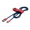 Tribe - Spider-Man - Marvel - Micro USB Cable - Data Transmission and Charging for Android, Samsung, HTC, Nokia, Sony - 120 cm