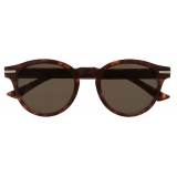 Cutler & Gross - 1338 Round Sunglasses - Dark Turtle - Luxury - Cutler & Gross Eyewear