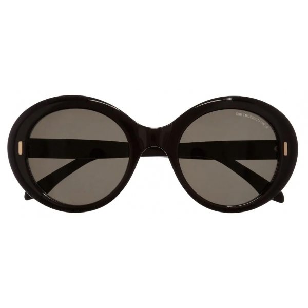 Cutler & Gross - 1327 Oversize Round Sunglasses - Black - Luxury - Cutler & Gross Eyewear