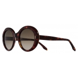 Cutler & Gross - 1327 Oversize Round Sunglasses - Dark Turtle - Luxury - Cutler & Gross Eyewear