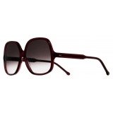Cutler & Gross - 0811 Square Sunglasses - Bordeaux Red - Luxury - Cutler & Gross Eyewear