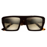 Cutler & Gross - 1375 Rectangle Sunglasses - Black on Camo - Luxury - Cutler & Gross Eyewear