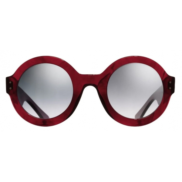 Cutler & Gross - 1377 Round Sunglasses - Red Mini - Luxury - Cutler & Gross Eyewear