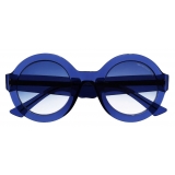 Cutler & Gross - 1377 Round Sunglasses - Prussian Blue - Luxury - Cutler & Gross Eyewear