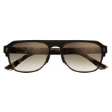 Cutler & Gross - 1365 Aviator Sunglasses - Matt Brown on Light Turtle - Luxury - Cutler & Gross Eyewear