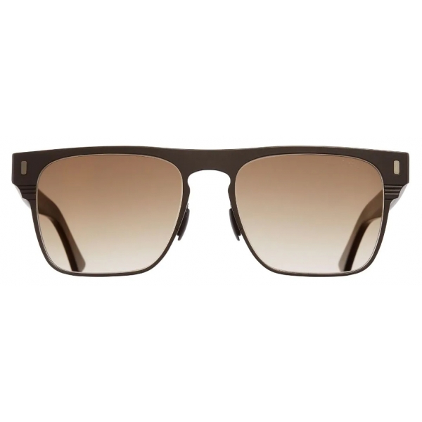 Cutler & Gross - 1366 Square Sunglasses - Matt Brown on Dark Turtle - Luxury - Cutler & Gross Eyewear