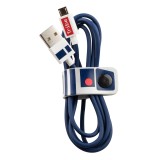 Tribe - R2-D2 - Star Wars - Micro USB Cable - Data Transmission and Charging for Android, Samsung, HTC, Nokia, Sony - 120 cm