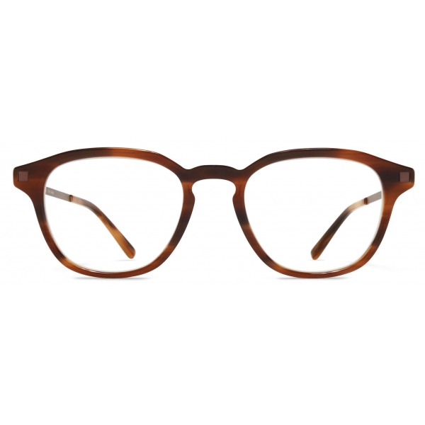 Mykita - Yura - Lite - Striped Brown Mocca - Acetate Glasses - Optical Glasses - Mykita Eyewear