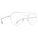 Mykita - Misako - Lessrim - Shiny Silver - Metal Glasses - Optical Glasses - Mykita Eyewear