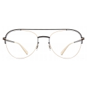 Mykita - Misako - Lessrim - Black Glossy Gold - Metal Glasses - Optical Glasses - Mykita Eyewear