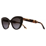 Cutler & Gross - 1350 Cat Eye Sunglasses - Black on Camo - Luxury - Cutler & Gross Eyewear