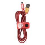 Tribe - Iron Man - Marvel - Micro USB Cable - Data Transmission and Charging for Android, Samsung, HTC, Nokia, Sony - 120 cm