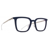 Mykita - Kolding - Mylon - Indigo Matte Silver - Mylon Glasses - Optical Glasses - Mykita Eyewear