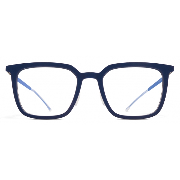 Mykita - Kolding - Mylon - Navy Argento Lucido Blu Yale - Mylon Glasses - Occhiali da Vista - Mykita Eyewear