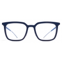Mykita - Kolding - Mylon - Navy Argento Lucido Blu Yale - Mylon Glasses - Occhiali da Vista - Mykita Eyewear