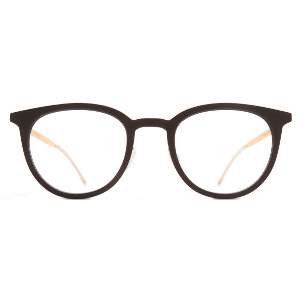 Mykita - Sindal - Mylon - Ebony Brown Champagne Gold - Mylon Glasses - Optical Glasses - Mykita Eyewear