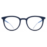 Mykita - Sindal - Mylon - Navy Argento Lucido Blu Yale - Mylon Glasses - Occhiali da Vista - Mykita Eyewear