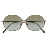 Cutler & Gross - 9002 Kingsman Round Sunglasses - Antique Silver - Luxury - Cutler & Gross Eyewear